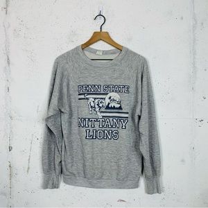 Signal Sports Heather Gray Penn State Sweatshirt College Football